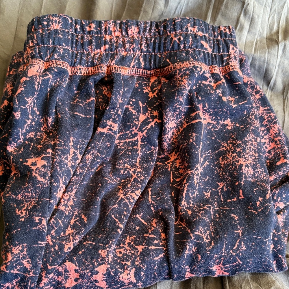 Black and Pink Splatter Print joggers
